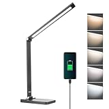 mafiti Schreibtischlampe LED Dimmbar Tischlampe 5 Farb und 3 Helligkeitsstufen,...
