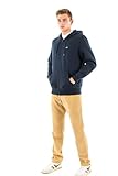 Tommy Jeans TJM REG S Flag Zip Fleece Thru Kapuzenpullover Herren, Blau (Dark Night Navy),...