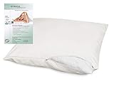 allsana Allergiker Kissenbezug 80x80 cm Allergie Bettwäsche Anti Milben Encasing...