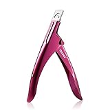 BEZOX Nagelknipser Tipcutter - Knipser und Schneider für Kunstnägel - Metall Gelnägel...