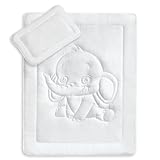KiGATEX Baby Bettdecke und Kissen im Set - 100x135 cm Kinderbettdecke und 60x40 cm Kissen...