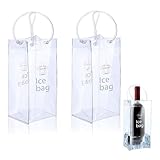 LINGJIA 2 Stück Kühlmanschette Wein, Weinkühler Manschette, Flaschenkühler,...