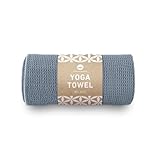 Lotuscrafts® Yoga Handtuch rutschfest für Yogamatte, rutschfester als klassisches Yoga...