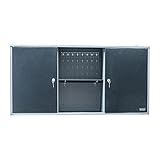 Germania Werkzeug-Wandschrank Premium - doppeltürig aus Metall – 120 x 60 x 20 cm –...