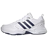 adidas Herren Strutter Laufschuh, FTWR White/Dark Blue/Matte Silver, 44 2/3 EU