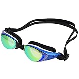 Cabilock Polarisiert Beschichtete Schwimmbrille mit UV schutz Anti beschlag und Großer...