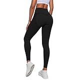 Anti Cellulite Leggings Damen Scrunch Leggings Push Up Lange Blickdicht Kompressionshose...