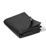 A-TEX® Abdeckplane 90 g/m² (2 x 3 m Schwarz) | Verschiedene Stärken, Größen...