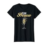 Damen Team Prosecco | Blutgruppe Prosecco Geschenk | Prosecco T-Shirt