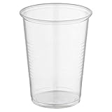1-PACK Trinkbecher transparent klar mit Eichstrich 0,4 l, 400 ml, PP, 200 Stück