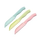 WJIAEER 3 STÜCKE Küchenmesser Küchenmesser, Keramikmesser Schälmesser 80 mm...