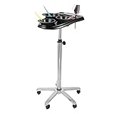 LUNICASHA Friseursalon Wagen Friseursalonwagen Trolley Werkzeugwagen Rollwagen mit 3...