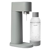 Mysoda: Woody Wassersprudler aus erneuerbarem Holzkomposit mit 1L Quick-Lock...