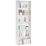 VASAGLE Bücherregal, mit 6 Ebenen, Standregal, Aufbewahrungsregal, für Wohnzimmer,...