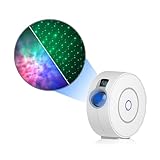 Woedpez LED-Projektorlampe Multifunktions-Nachtlampe mit Timer und Sprachsteuerung für...