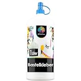 OfficeTree 1 Liter Flüssigkleber Bastelkleber Lösungsmittelfrei - Bastelleim Kleber für...