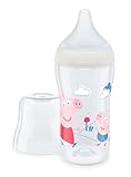 NUK Perfect Match Babyflasche, mit weichem Silikon-Trinksauger, 260 ml, ab 3 Monate...