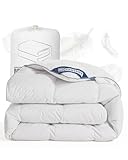 BedFabtasy Premium Daunendecke 155x220cm, Ganzjahresdecke Bettdecke 155x220 mit...
