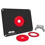 Kreg Tool PRS4034 Einsatzplatte mit Level-Loc-Ringen (vorgebohrtes Triton), Schwarz und...