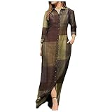 MICKURY Mittelalter Kleider,Retro Kleider Damen Abendkleider Damen Elegant...