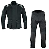 WMW WALI MOTO WEAR Motorradkombi 2-teiler Textil - wasserdicht, atmungsaktiv Herren...