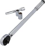 UNITEC Drehmomentschlüssel, Einstellbar von 40 bis 210 Nm, Antrieb 1/2' Vierkant, mit...