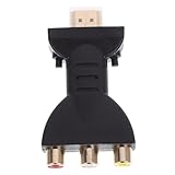 Holibanna 3 Videoadapter Zum Adapter Audio-Adapter Adapter Für Black