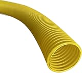 4INSTALATOR Drainagerohr DN50 10m gelb PVC-U ohne Löcher | Entwässerungssystem...