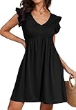 Alaster Queen Damenkleider Sommer Kleider für Damen Sundress Strandkleid Damen...