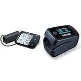 Beurer BM 54 Oberarm-Blutdruckmessgerät, digitaler Blutdruckmesser mit XL-Display,Schwarz...