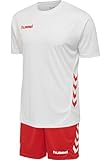 HUMMEL MÄNNLICH hmlPROMO Duo Set Track Suit, White/True RED, M