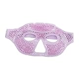 FOMIYES Eis-Halbmaske Schönheits-Gesichtsmaske Augengel Styling-Gel Augenwärmepad...