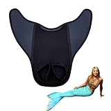 Monoflosse Flossen Meerjungfrau, Reise-Schnorchelflossen, Schwimmflossen, Leichte...