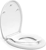 Pipishell WC Sitz, Toilettendeckel mit Absenkautomatik, Magnetisch zu befestigenden...