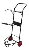 Kerbl Sattelcaddy (Farbe schwarz, B x H x T 48 x 127 x 78 cm, Gewicht 15 kg, fahrbar und...