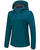 Outdoor Ventures Jacke Damen Wasserdichte Atmungsaktiv Softshelljacke - Übergangsjacke...