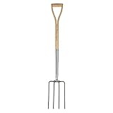 Kent & Stowe Spatengabel – Garten-Forke zum Umgraben aus Edelstahl, für...
