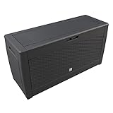 Casaria® Gartenbox UV-beständig 310L Haltegriffe Rollen Terrasse Balkon Wohnzimmer...