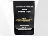 Premium Walnuss Sticks – Naturfutter für Garnelen, Krebse, Schnecken & Krabben – 100%...
