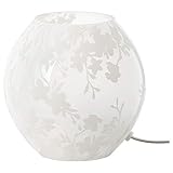 IKEA KNUBBIG Tischleuchte in weiß; aus Frostglas; (18cm); A++