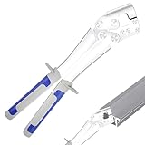 Crimpzange für Stahlbolzen Trockenbau Zange: WIYETY Profil Verbundzange, Quetschzange...