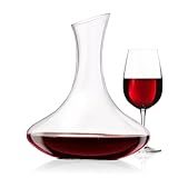 alpina Dekanter – Dekanter Rotwein – Weinkaraffe dickes Glas – Decanter Wein 1,78...