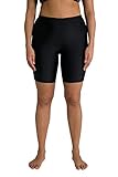 Ulla Popken Damen Svømningscykel, store størrelser Badeshorts, Schwarz, 50 EU