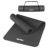 ALPIDEX Yogamatte 183 x 60 x 0.8 cm Phthalatfreie Fitness Matte Tragegurt rutschfest...