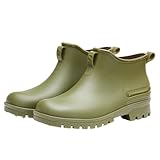 Gummischuhe Herren Damen Outdoor Wasserdicht Freizeitschuhe - Rutschfeste Flache...