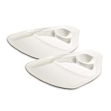 Villeroy und Boch BBQ Passion Steakteller L, 2er Pack, 30 x 29 cm, Premium Porzellan,...