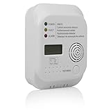 Smartwares RM370 Kohlenmonoxid CO Melder mit Display und Temperaturanzeige,...