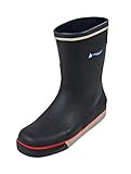 Navyline Unisex Segelstiefel Halbschaft Gummistiefel, dunkelblau/grau, Gr. 40