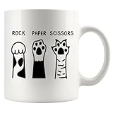 Becher Schere-Stein-Papier-Katze Kaffee Tasse Klassische Kaffeetassen Hochwertige...