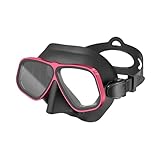 FSJMTQTS Tauchmaske Universelle Tauchmaske, Freitauchmaske, Silikon-Tauchbrille für...